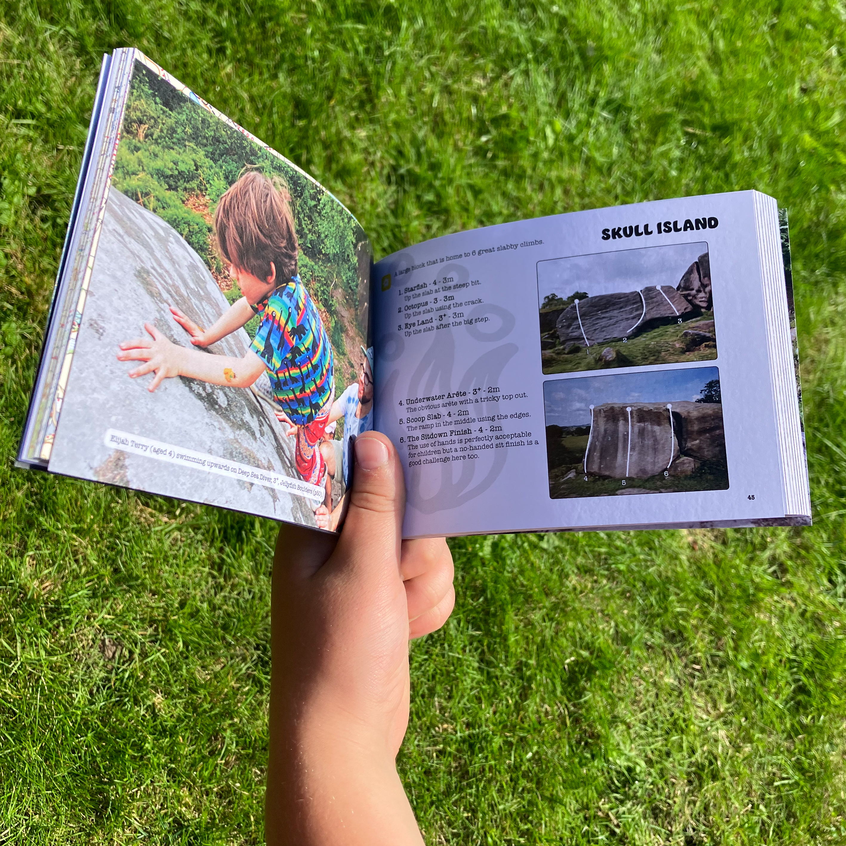 Adventures for Kids, a climbing guidebook for children and their parents